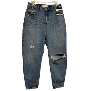 Abercrombie & Fitch The 80’s Mom high rise curve love jeans NWT